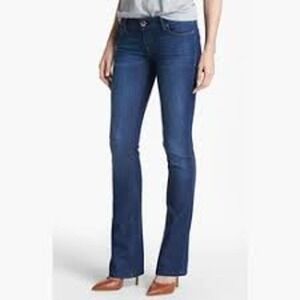 DL1961 Premium Denim Cindy Slim Boot Mariner 360 Stretch Comfort Denim Jeans